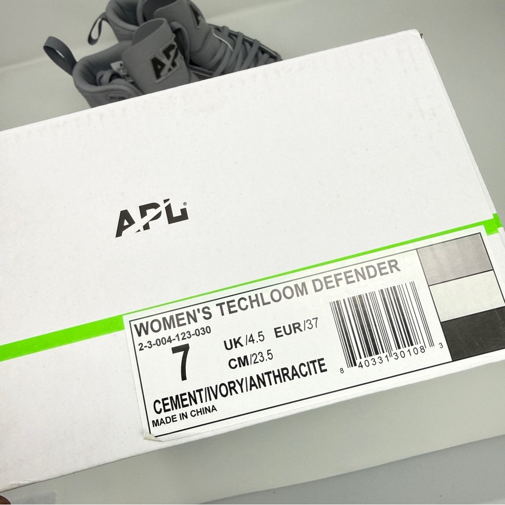 APL Techloom Defender Boot Grey High-Top Athletic Sneakers Ivory Sole Size 7 NEW - Picture 6 of 16